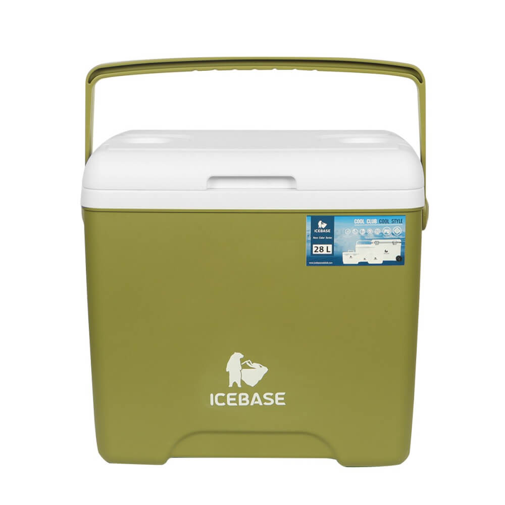 กระติกน้ำแข็งเก็บความเย็น ICEBASE รุ่น CLP-306GN (URANUS) ขนาด 28 ลิตร สีเขียว